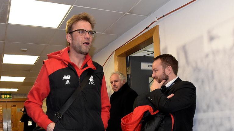 Jurgen Klopp arrives at Upton Park