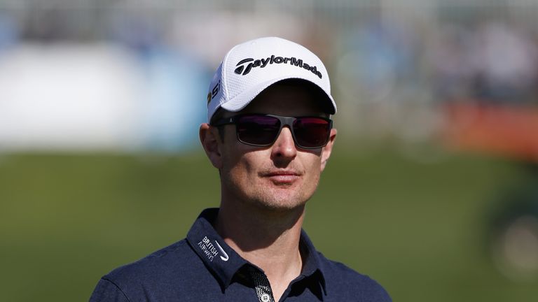 Rose was six under after 11 holes but couldn't get any lower