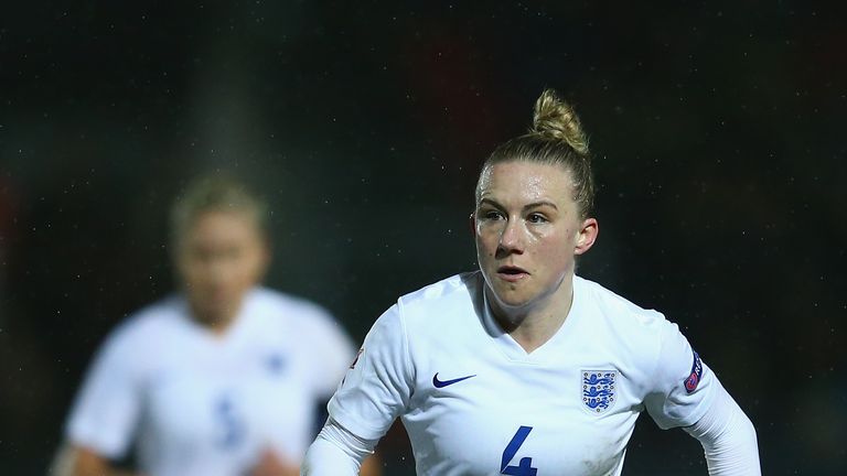 Laura Bassett of England 