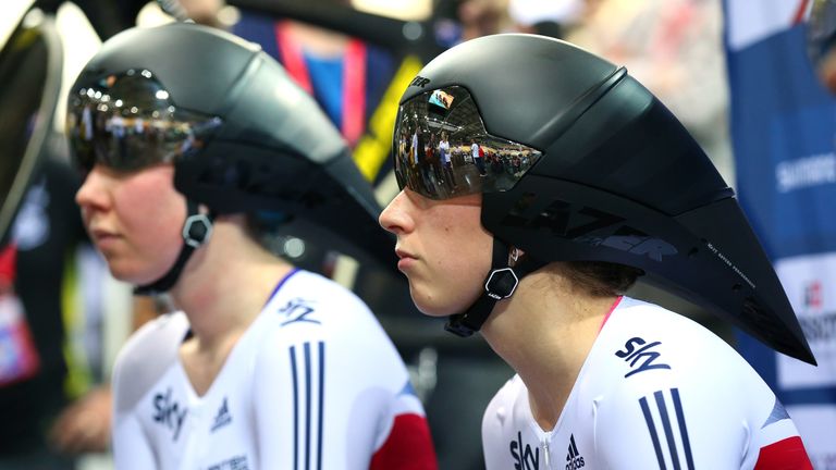 Laura Trott and Katie Archibald, UCI Track Cycling World Championships 2015