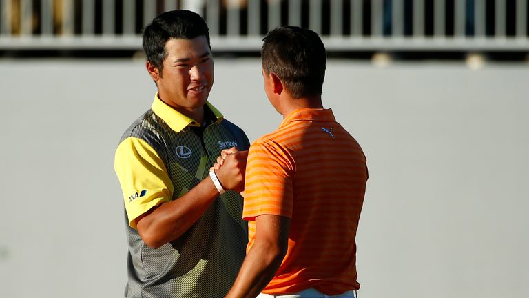 Hideki Matsuyama triumphs after edging Rickie Fowler after a dramatic play-off on Sunday