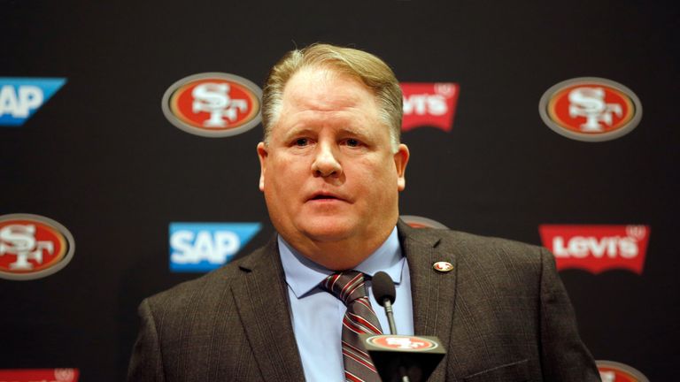 SANTA CLARA, CA - JANUARY 20:  Chip Kelly speaks to the media during a press conference where he announced as the new head coach of the San Francisco 49ers