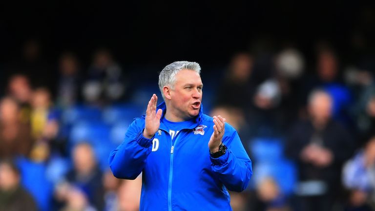 Scunthorpe coach Nick Daws 