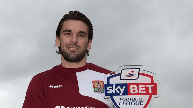 Sky Bet Player of the Month for League One, Ricky Holmes of Northampton.