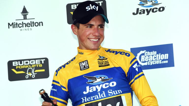 Kennaugh was all smiles after the stage