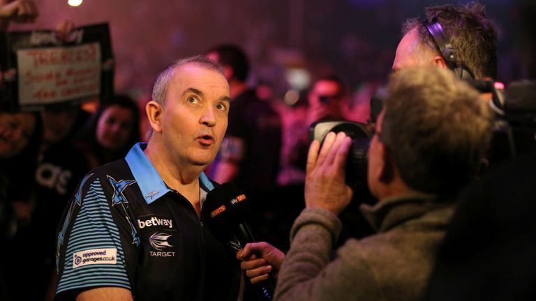 Phil Taylor (Pic by Lawrence Lustig)