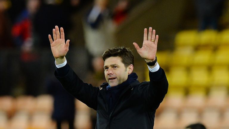 Mauricio Pochettino salutes fans after another win
