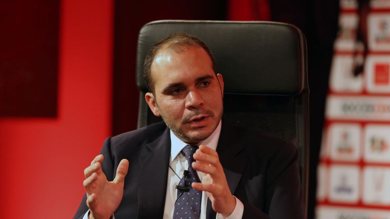 Prince Ali Bin Al-Hussein is one of five FIFA presidential candidates