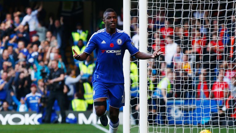 Ramires of Chelsea celebrates