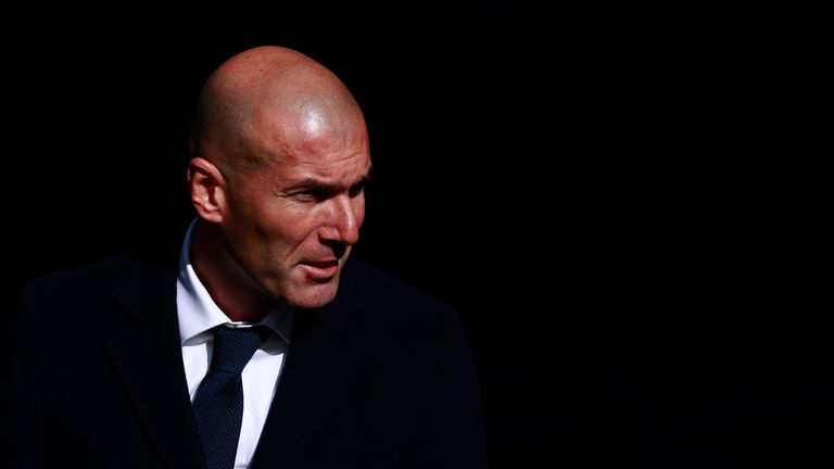 Zinedine Zidane was not happy with his side after loss