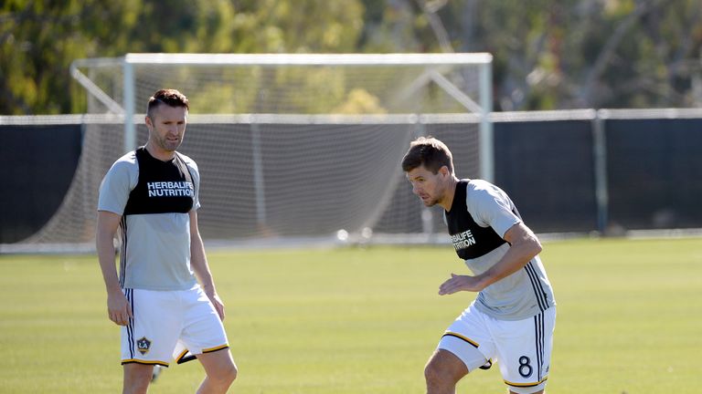 Steven Gerrard and Robbie Keane have enjoyed a full pre-season with LA Galaxy