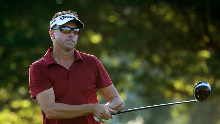 Robert Allenby aced his tee shot at the 12th during the second round of the CareerBuilder Challenge