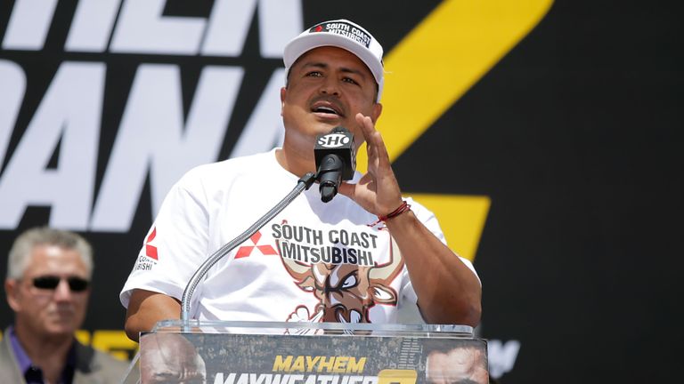 Robert Garcia is now training Julio Cesar Chavez Jr.