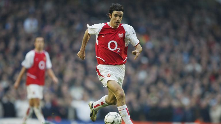 Robert Pires played for Arsenal for six seasons