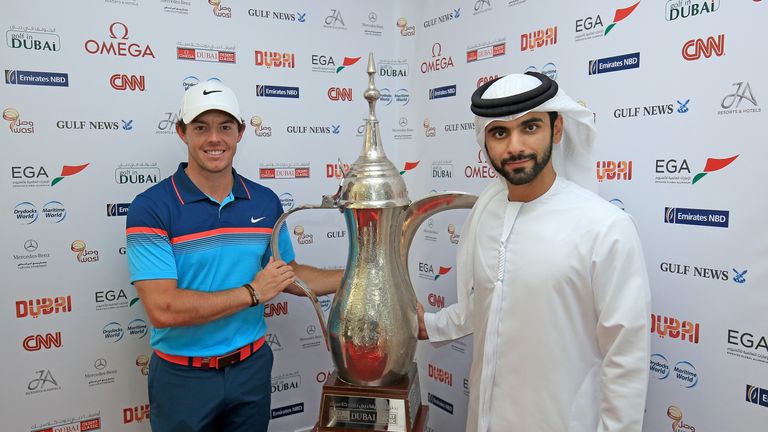 McIlroy's three shot win in Dubai last year was his first four victories during 2015