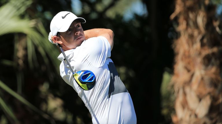 Rory McIlroy is seven shots off the lead after a disappointing 72