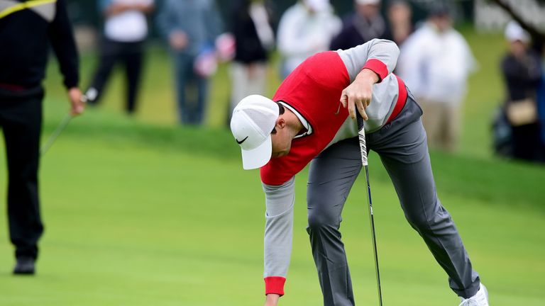 McIlroy mixed five birdies with a bogey during his opening round