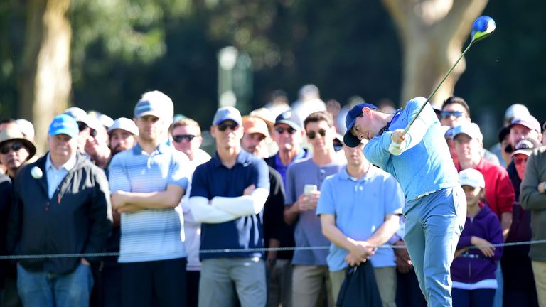 Rory McIlroy on day three of the 2016 Northern Trust Open  at the Riviera Country Club