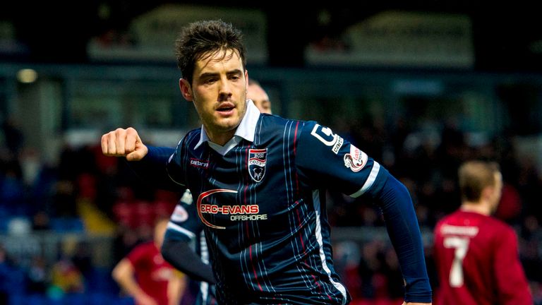 Ross County's Brian Graham celebrates against Linlithgow Rose