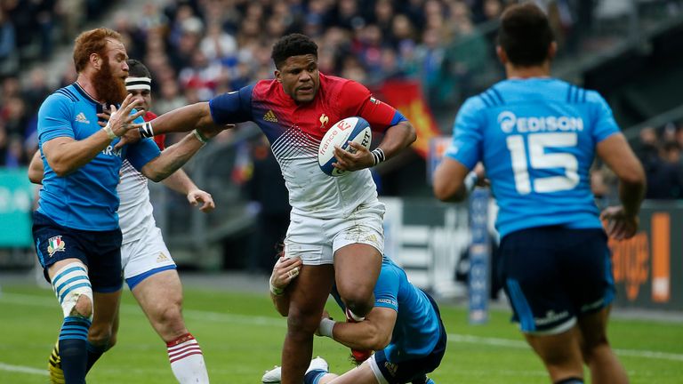 France centre Jonathan Danty wants to play with width