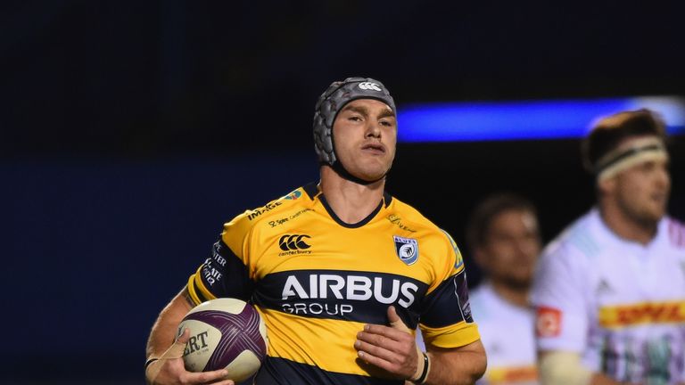 Cardiff Blues wing Tom James