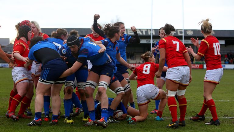 Safi N'Diaye scored a first-half try for France