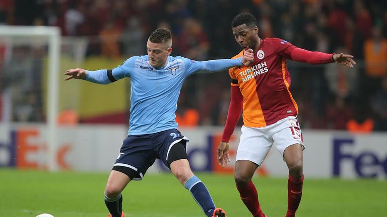 Lazio have received offers for Sergej Milinkovic-Savic (left)