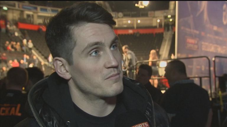 Shane McGuigan after clashing with Joe Gallagher