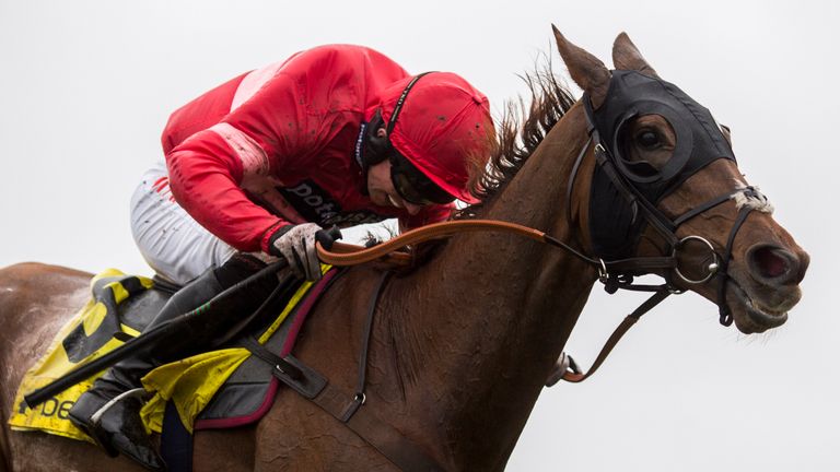 Silviniaco Conti and Noel Fehily pull away from the last fence before going on to win the Betfair Ascot Chase in emphatic fashion.