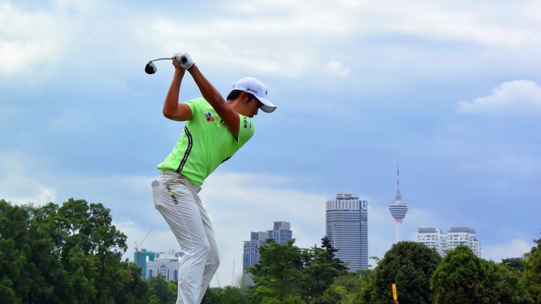 Soomin Lee of Korea in action during the Third Round of the Maybank Championship Malaysia 