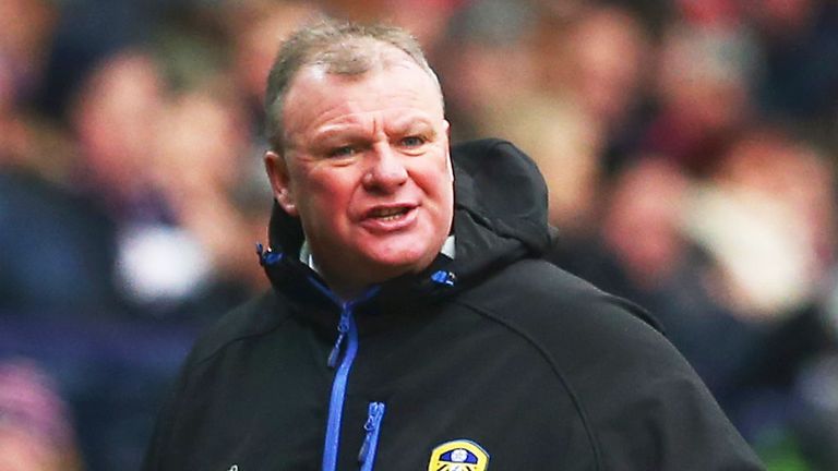 Leeds manager Steve Evans did not speak to the media after the defeat at Brighton