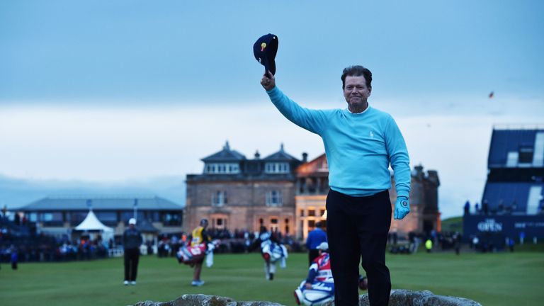 Watson made his farewell as a player at St Andrews three years ago