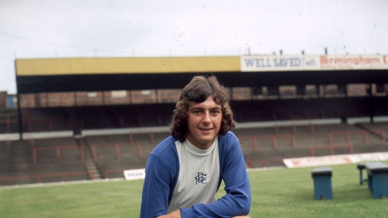 Trevor Francis of Birmingham City 1971