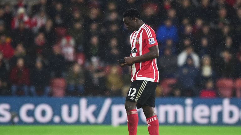 Wanyama was sent off for the third time this season at the weekend