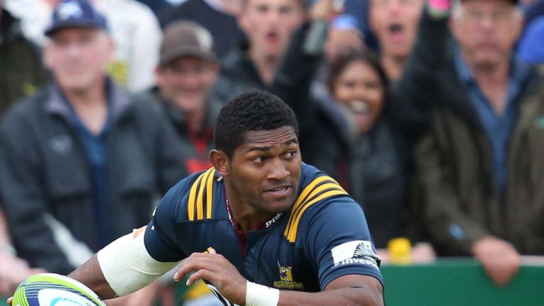 Waisake Naholo returns to the wing for the Highlanders in Hamilton