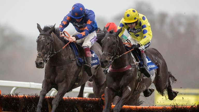 Yala Enki (right) gets the better of Mr Mix