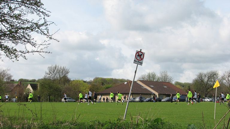 Youth football on the Rec. Picture by John Sutton (Creative Commons Licence)