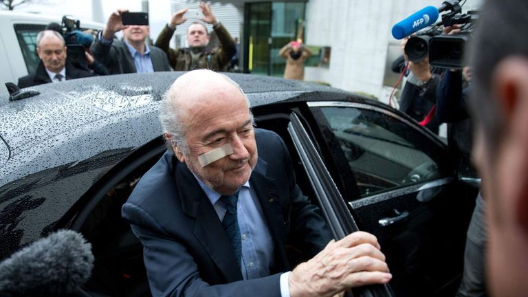 Sepp Blatter claims "European level" draws were fixed using "hot and cold balls"