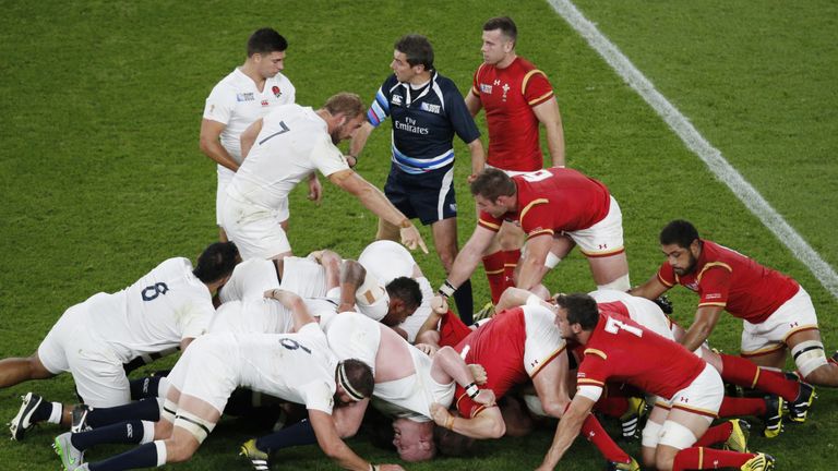 England and Wales have pointed fingers at illegal scrummaging this week