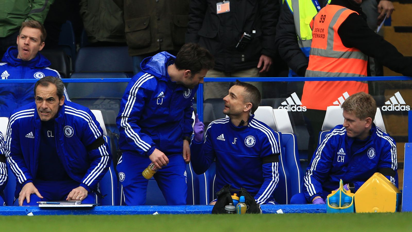 Chelsea physio Jon Fearn back on bench at Stamford Bridge | Football ...