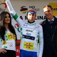 Dan Martin celebrates stage three success