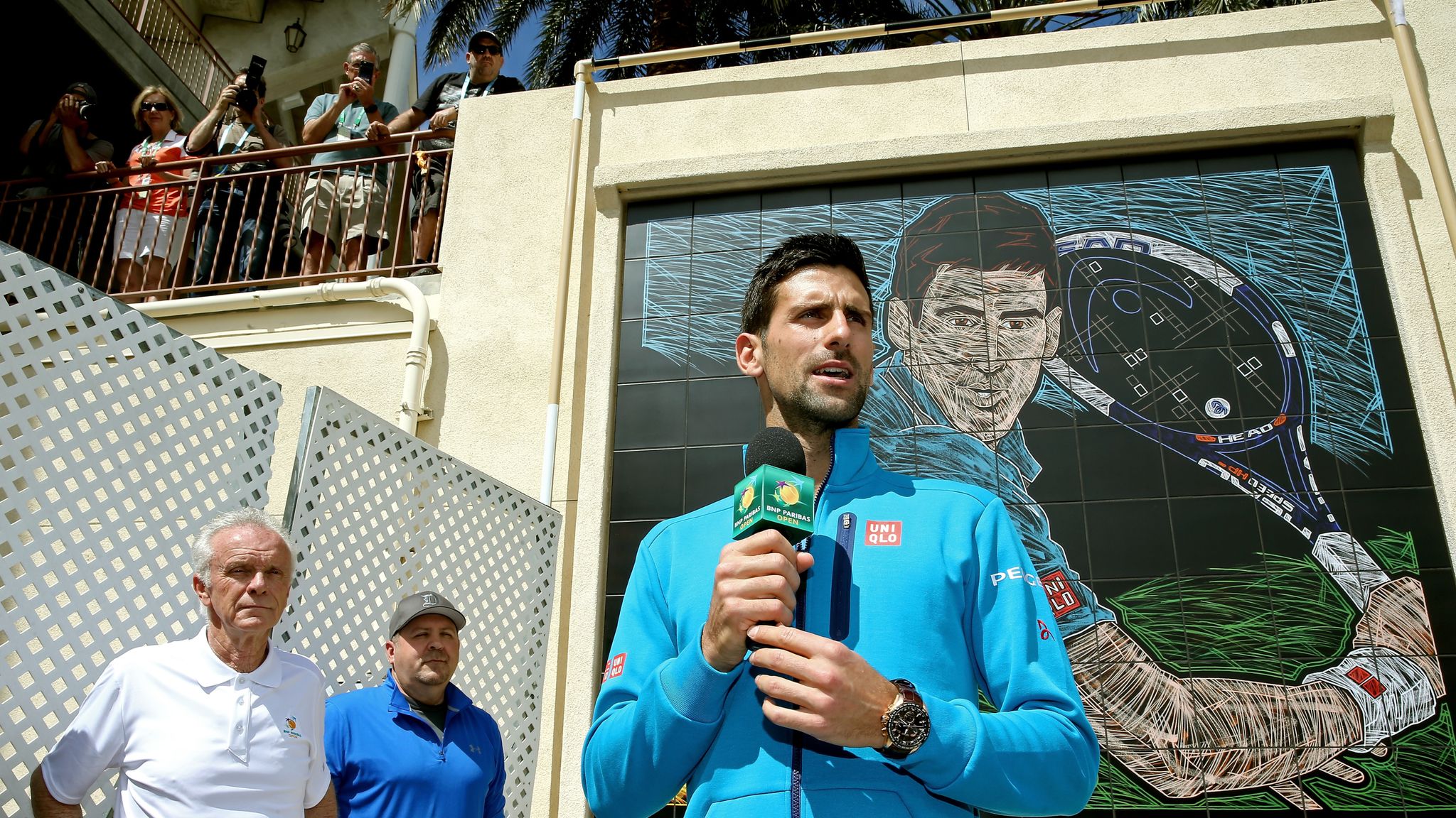 Novak Djokovic and Rafael Nadal are in action at Indian Wells Tennis