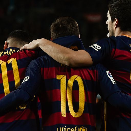 Barca's unbeaten run in numbers