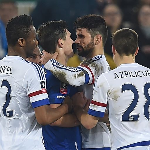 Costa in 'bite' controversy 