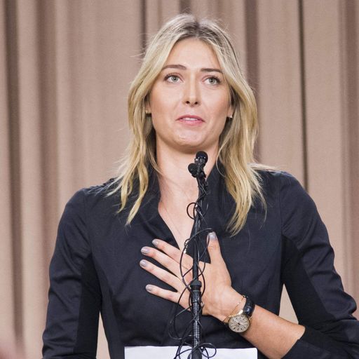 Sharapova: I've failed a drugs test