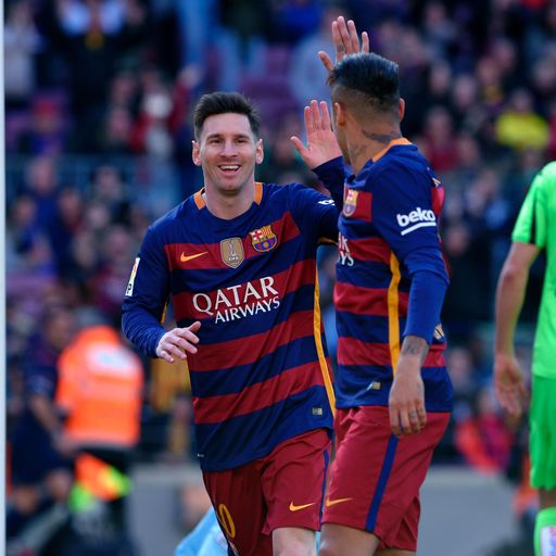 Barcelona hit Getafe for six