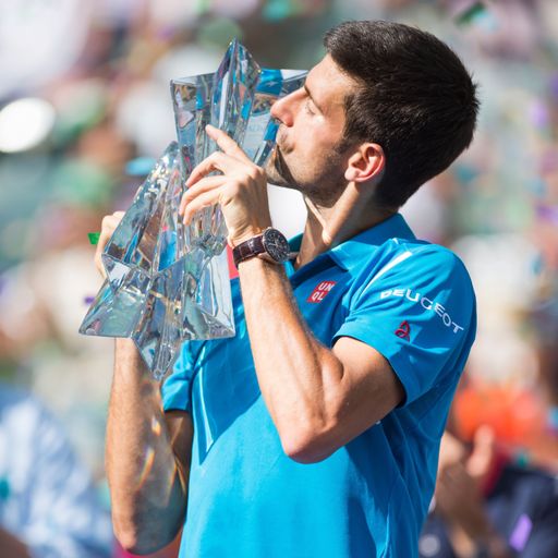 Novak claims Indian Wells win