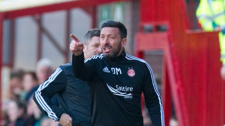 Aberdeen manager Derek McInnes said his side are still in the title race