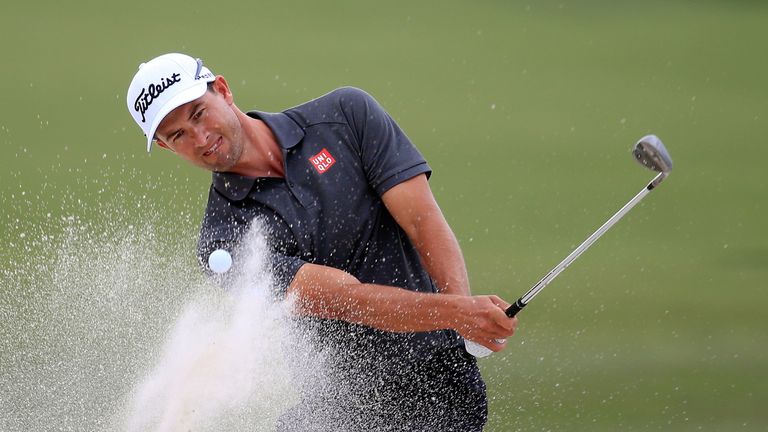 Adam Scott was grateful for a sharp short-game as he kept a bogey off his card at Bay Hill