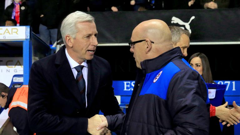 Alan Pardew, Brian McDermott, Reading v Crystal Palace, FA Cup